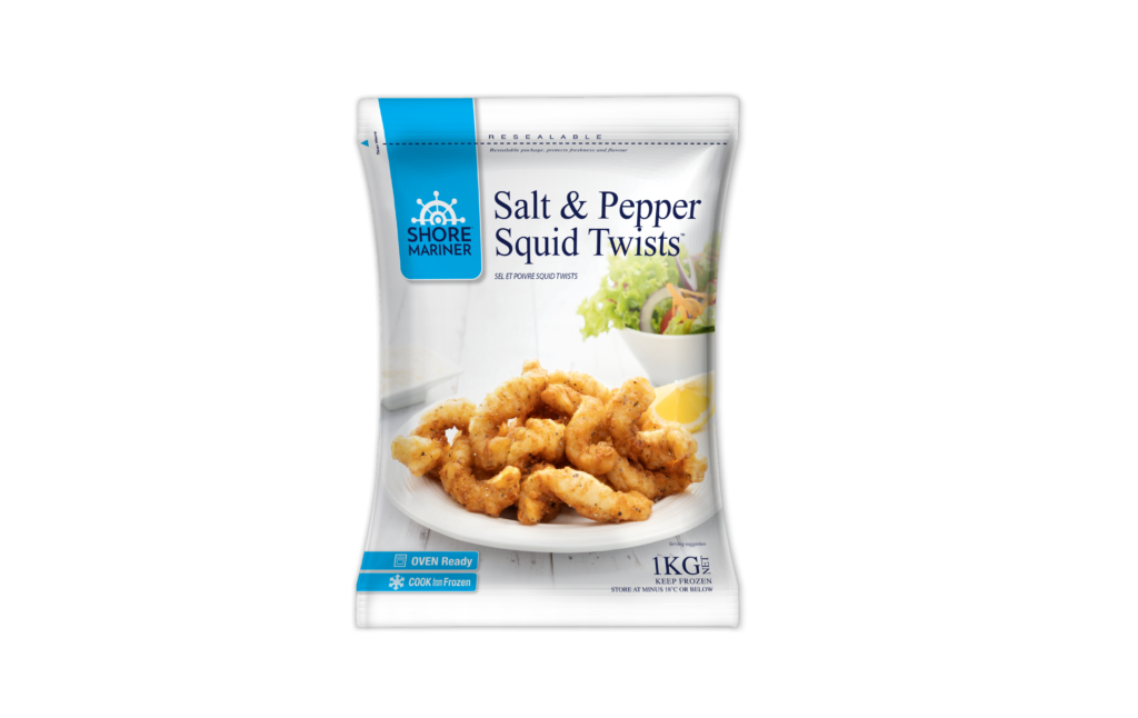 Salt And Pepper Squid Twists Shore Mariner