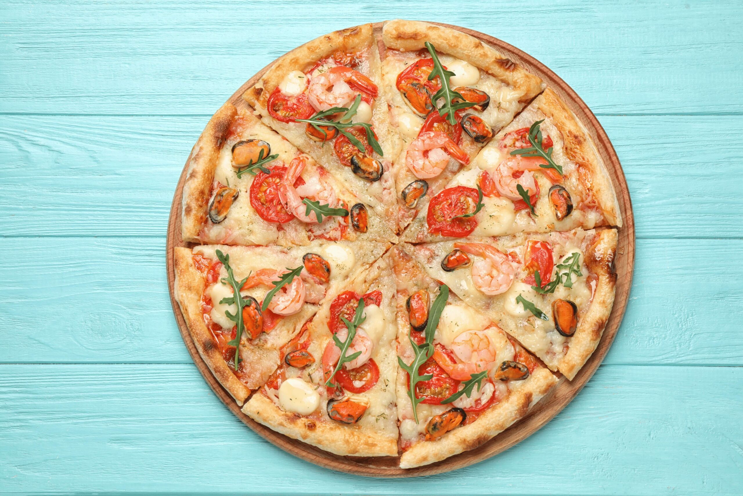 Seafood Marinara Pizza | Shore Mariner